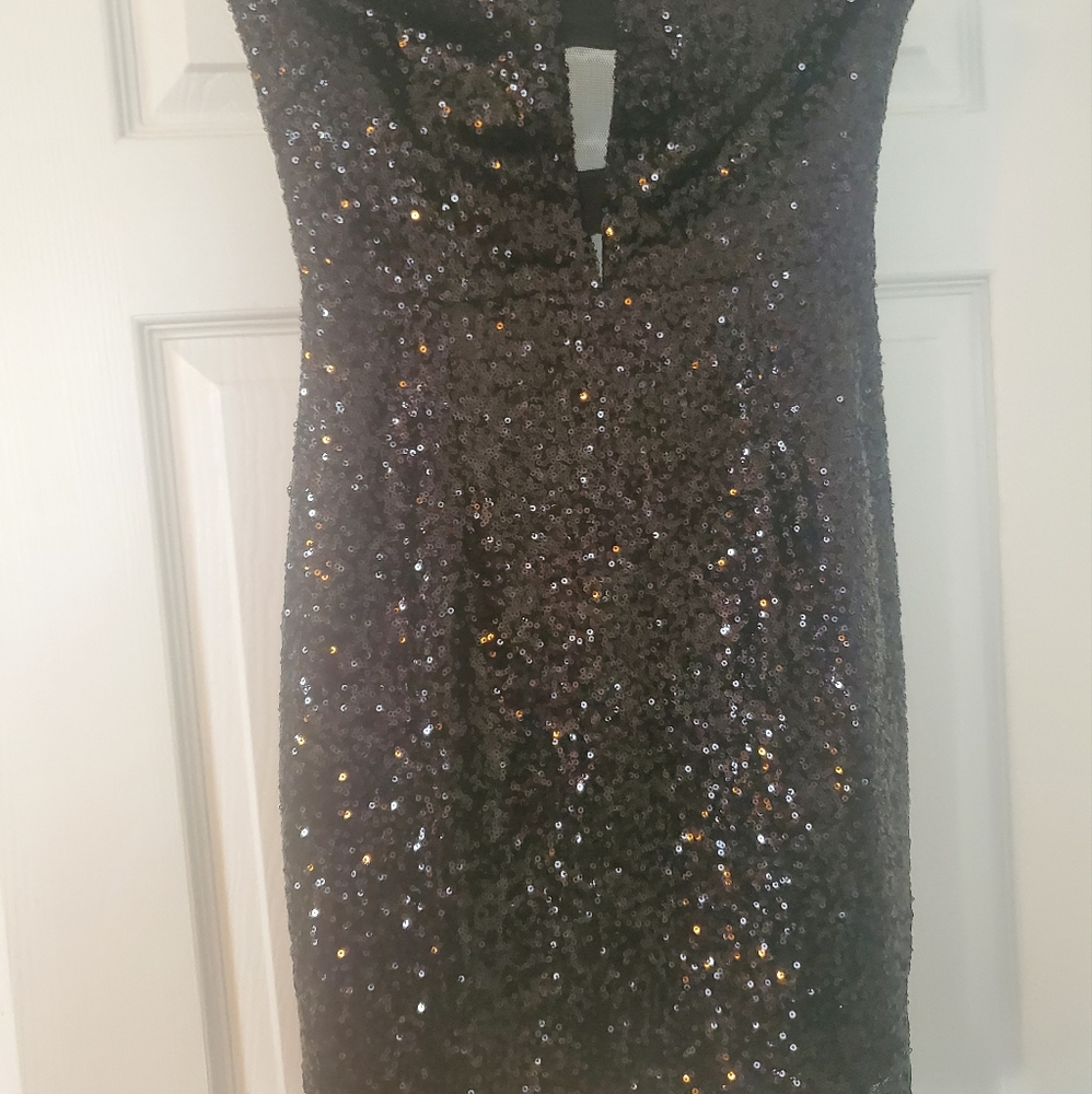 Sequin mini dress
